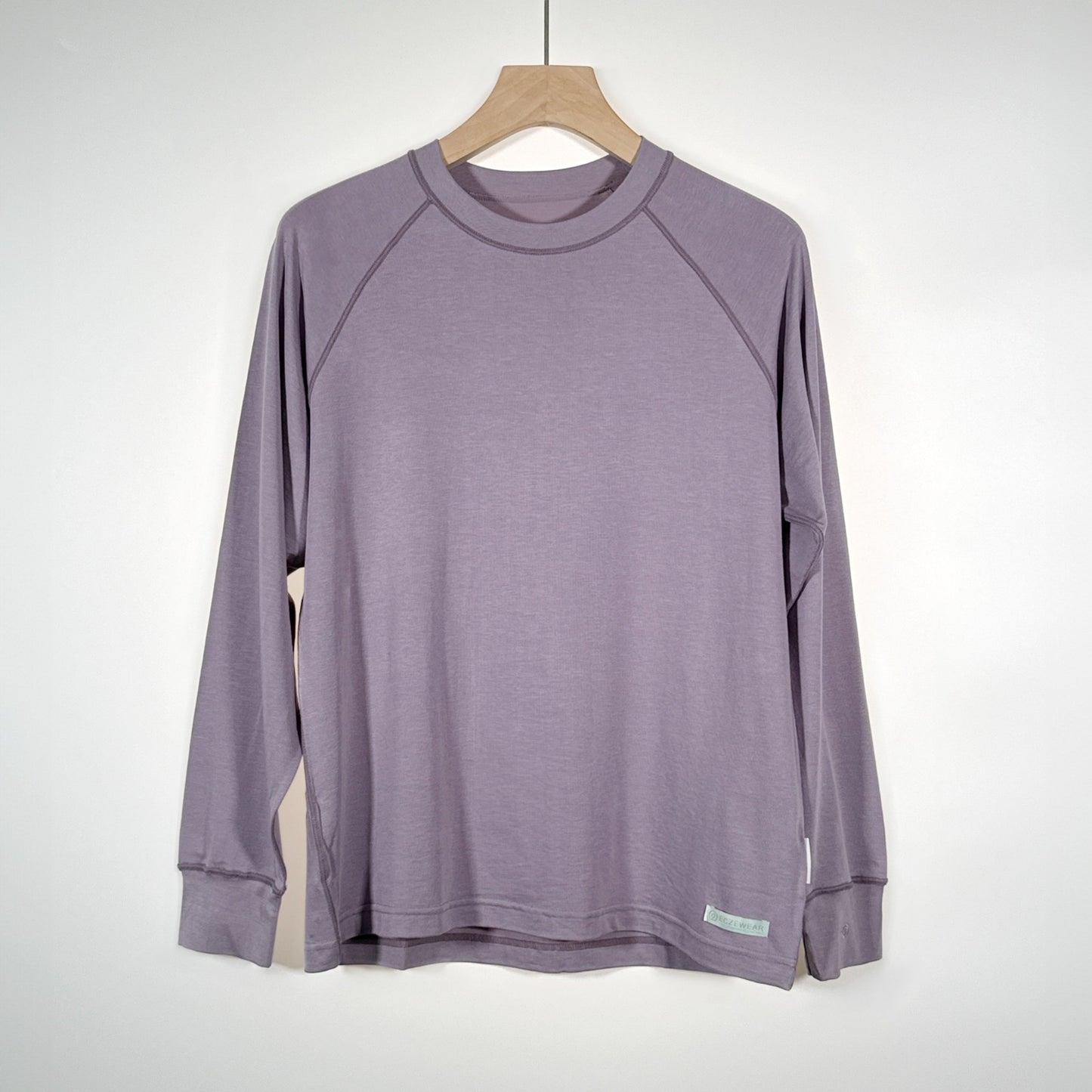 Loungewear - Long Sleeve Round Neck Shirt (Women, Elastic Sleeve Cuff)
