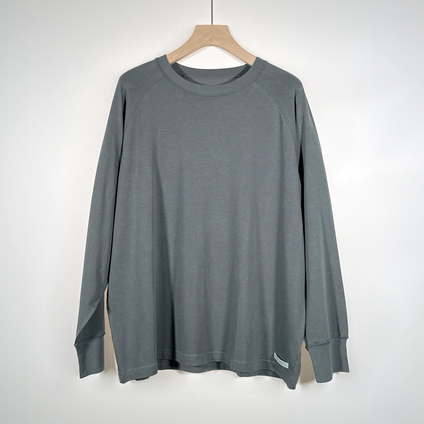 Loungewear - Long Sleeve Round Neck Shirt (Men, Elastic Sleeve Cuff)