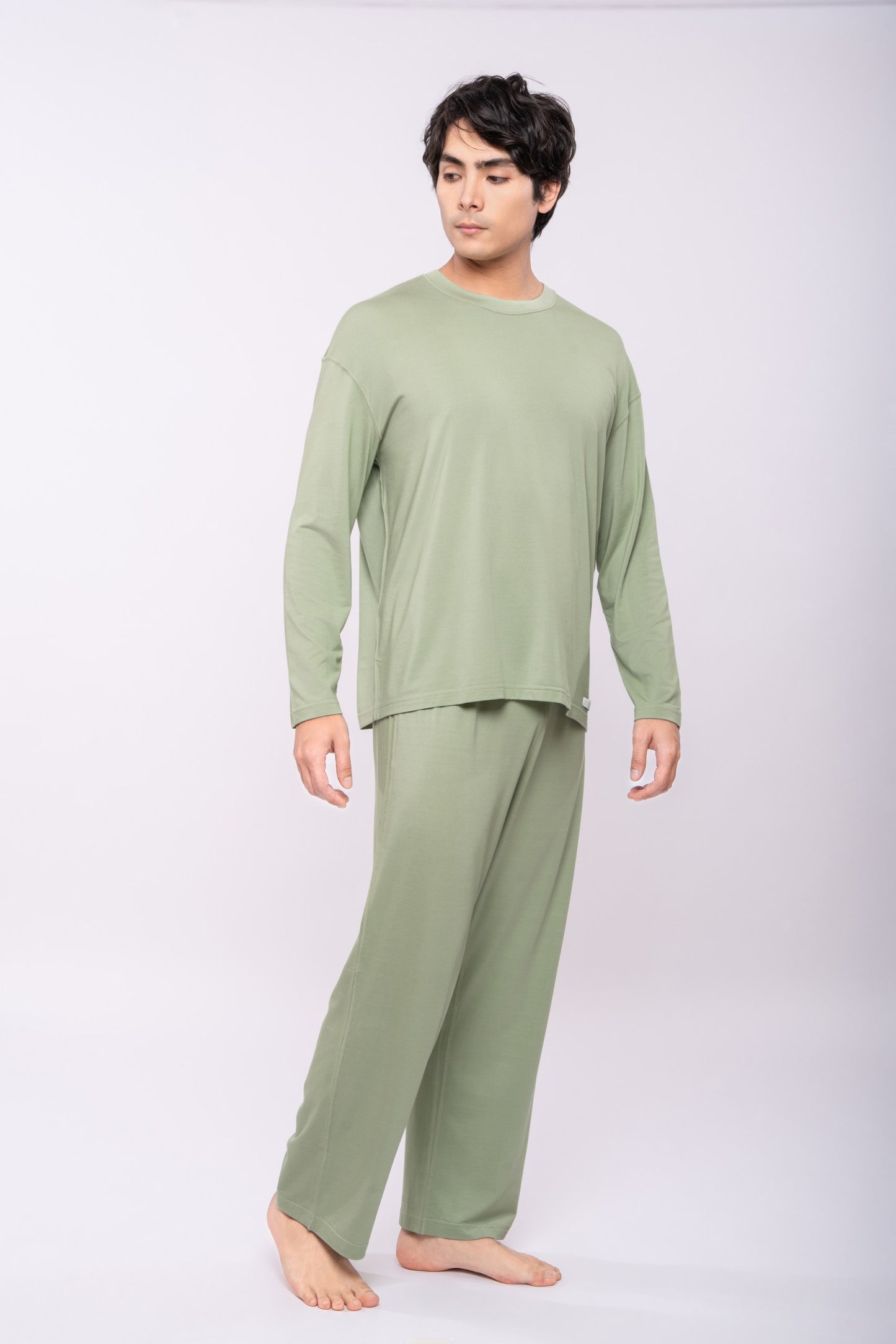 Men Long Sleeve Upshirt