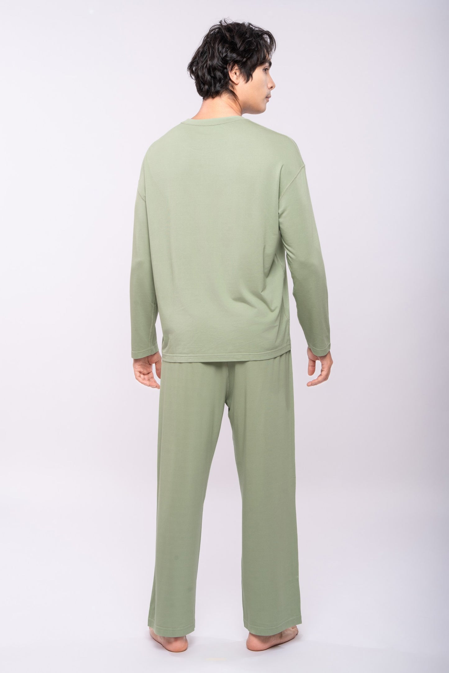 Men Long Sleeve Upshirt