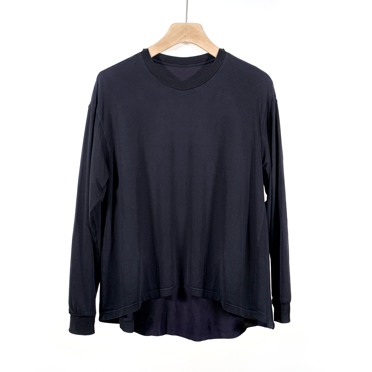 Loungewear - Long Sleeve Round Neck Shirt (Women, Elastic Sleeve Cuff)
