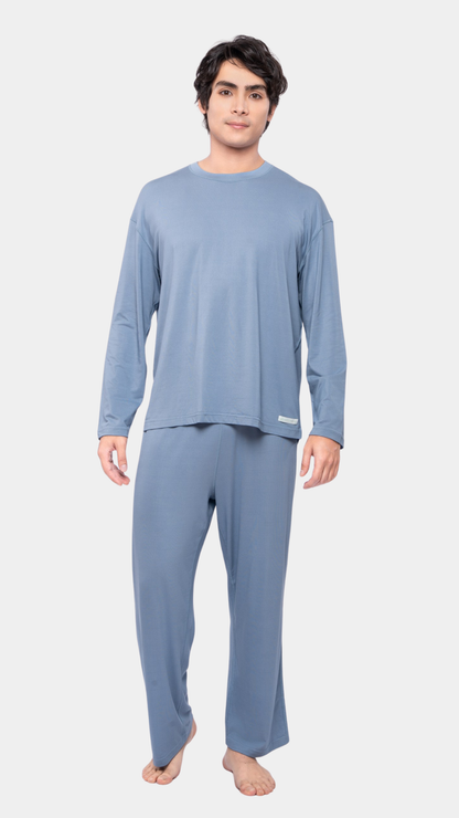 Men Long Sleeve Upshirt