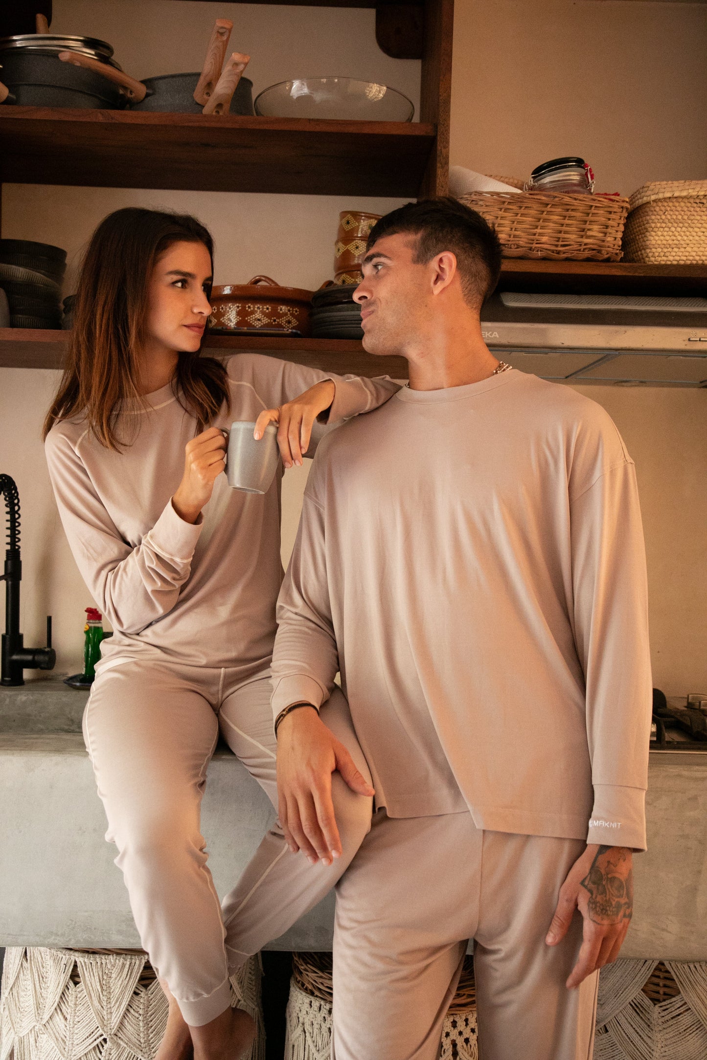 Loungewear - Long Pant (Men, Elastic Sleeve Cuff)
