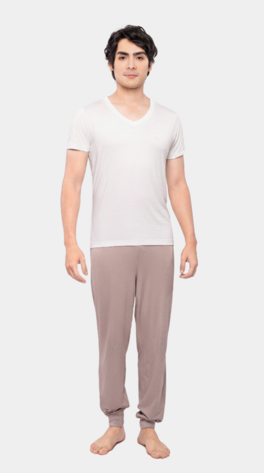 Unisex Short Sleeve T-Shirt (White, V Neck)