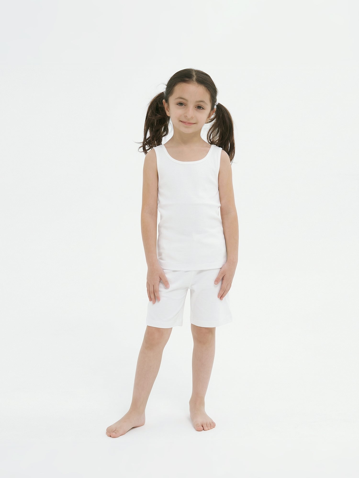 Kids Underwear - White Tank Top (Girls)