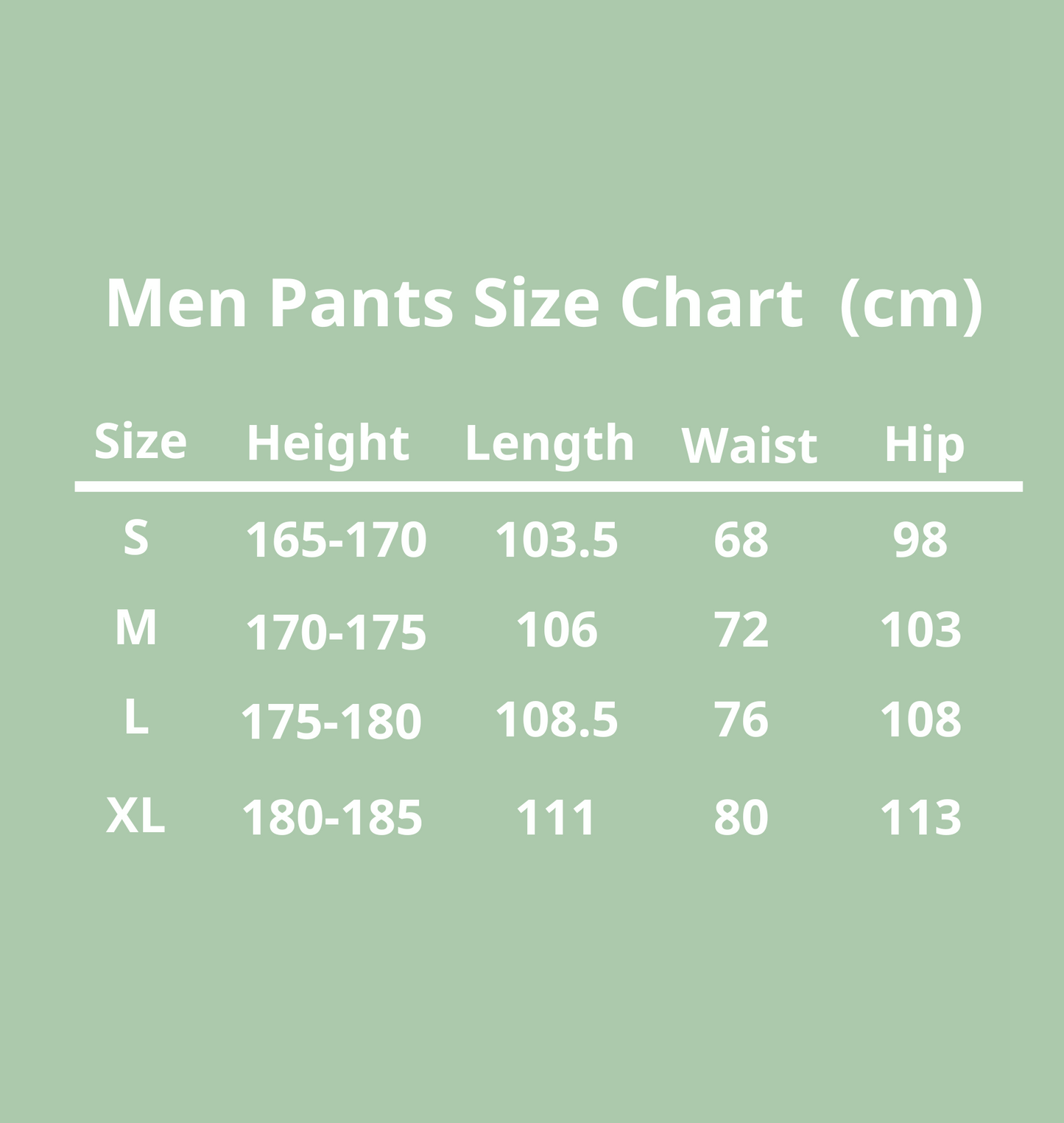 Loungewear - Long Pant (Men, Elastic Sleeve Cuff)