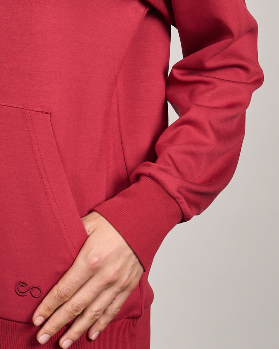 Comfiknit Sky Hoodie | Red