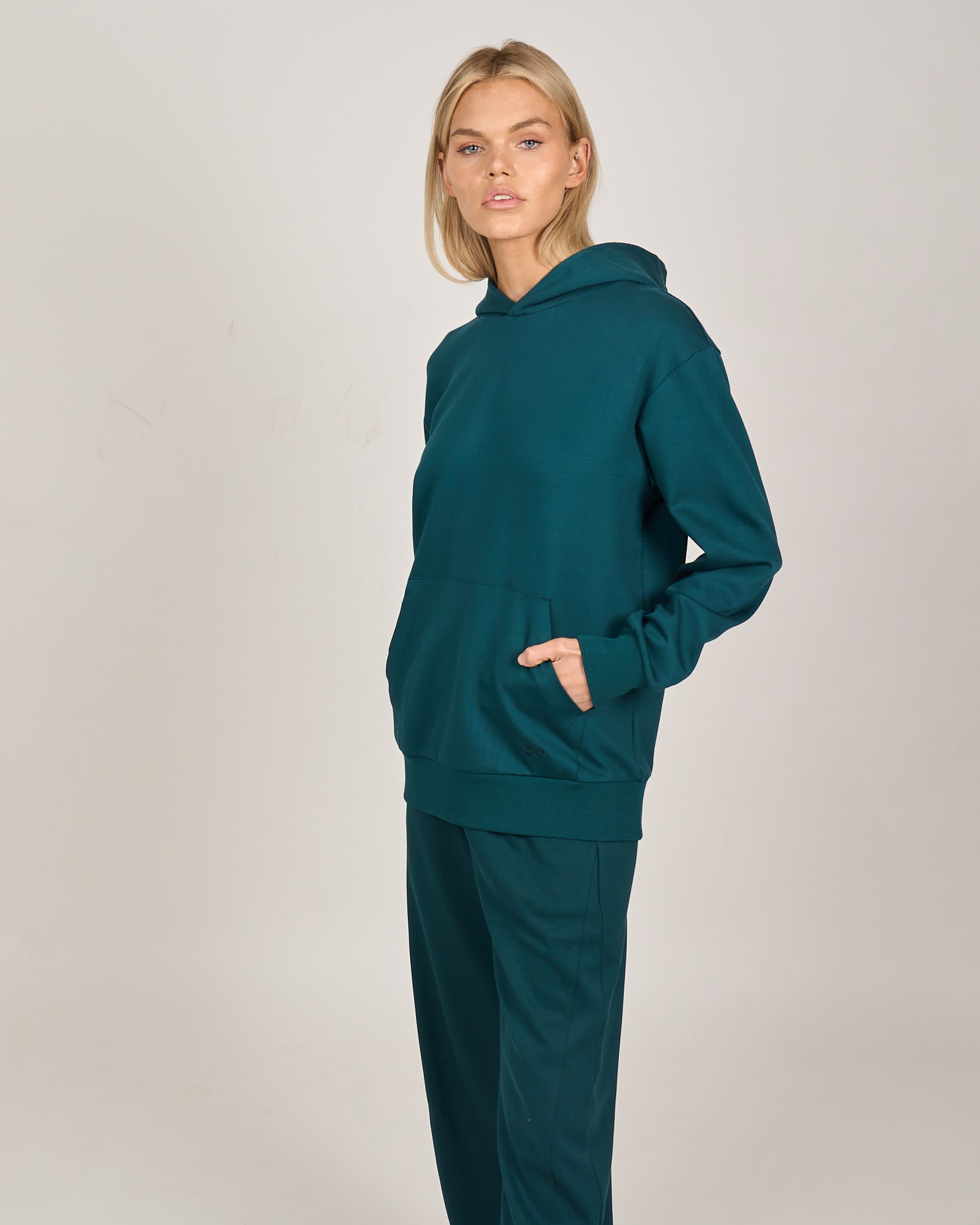 Comfiknit Sky Hoodie | Evergreen