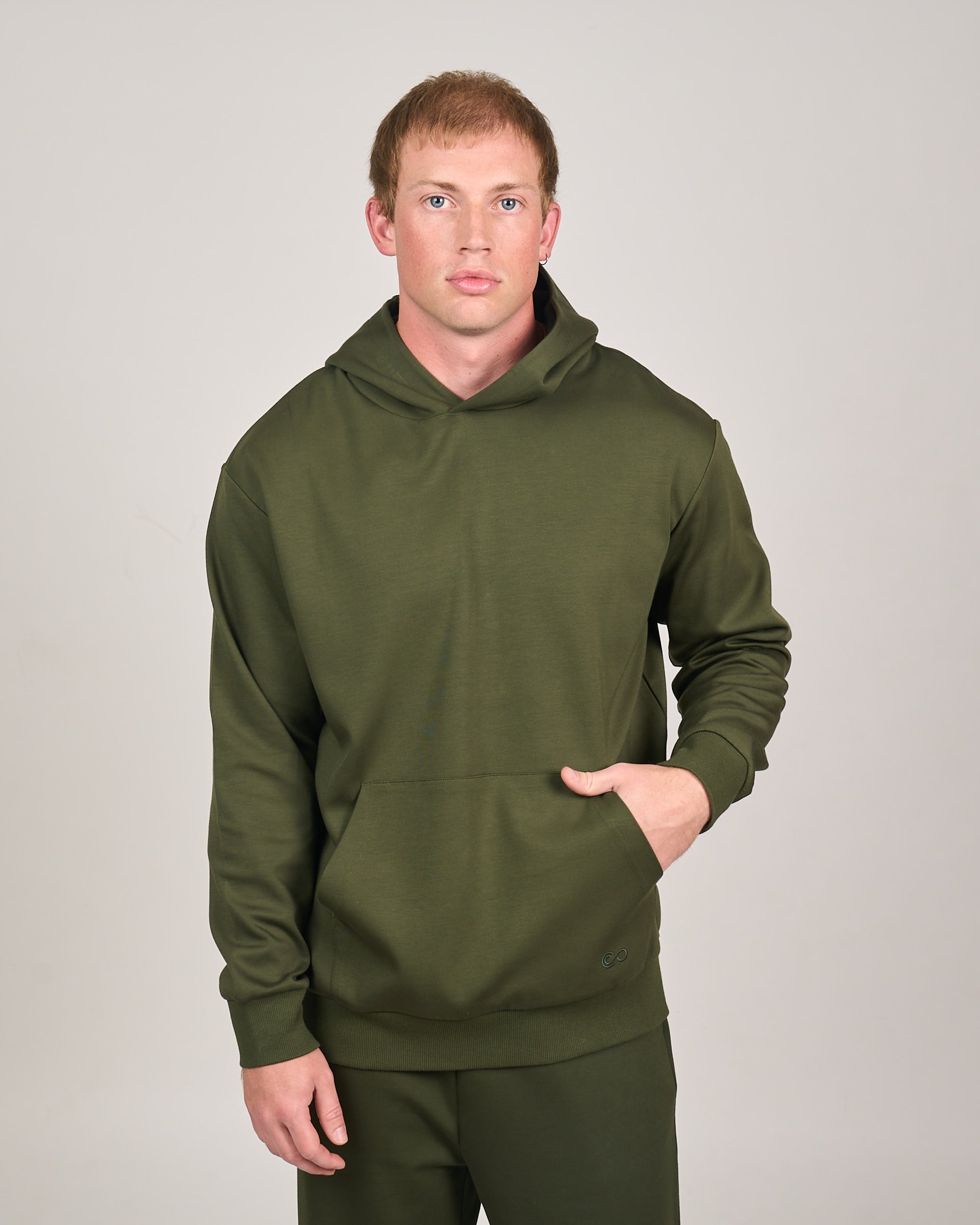 Comfiknit Sky Hoodie Men | Olive