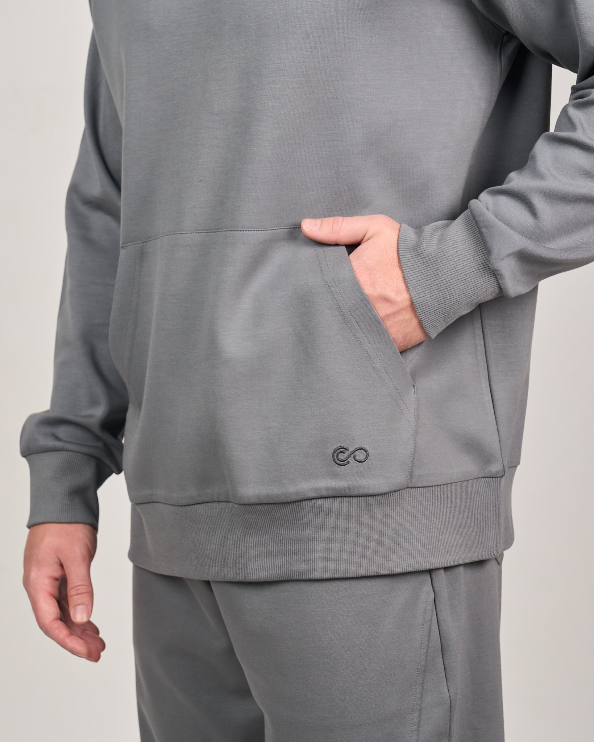 Comfiknit Sky Hoodie Men | Dark Grey