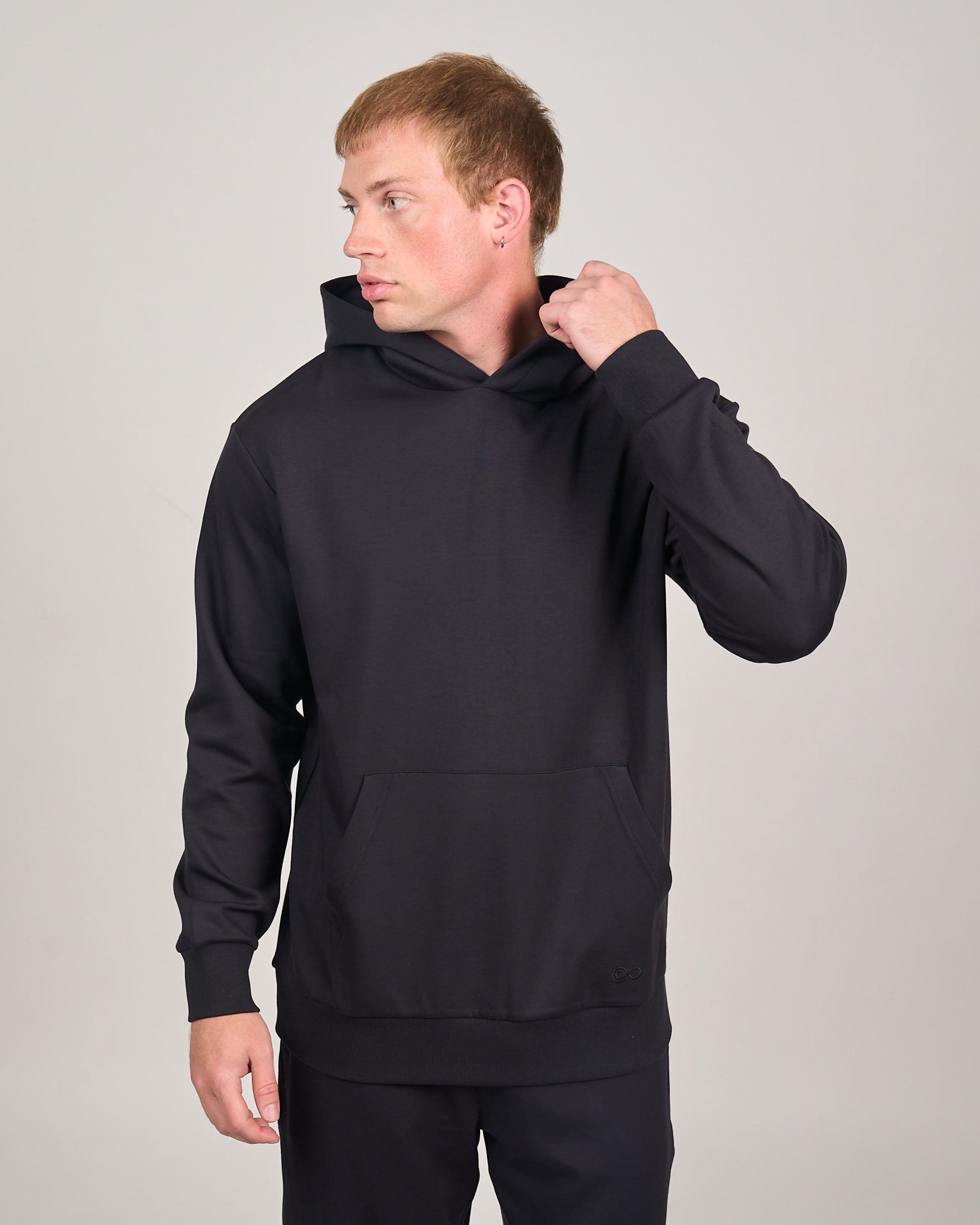 Comfiknit Sky Hoodie Men | Black