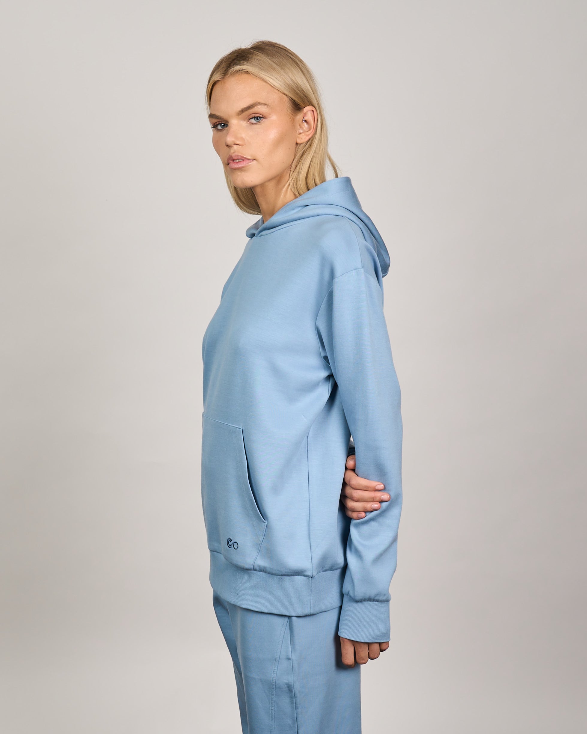 Comfiknit Sky Hoodie | Placid Blue