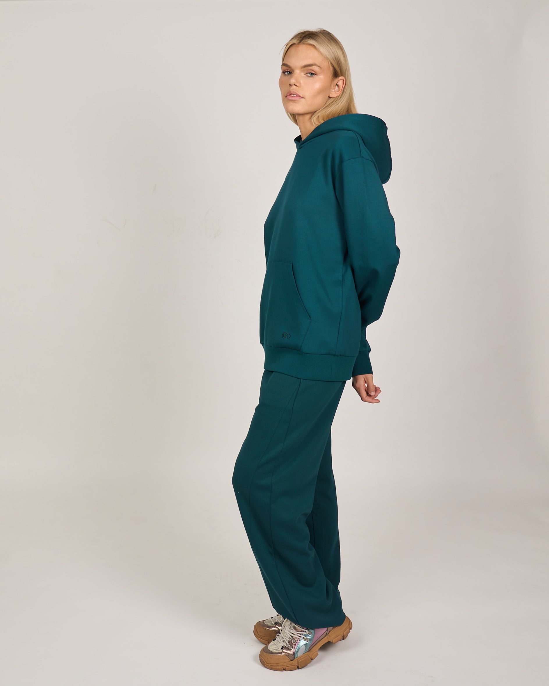 Comfiknit Sky Hoodie | Evergreen