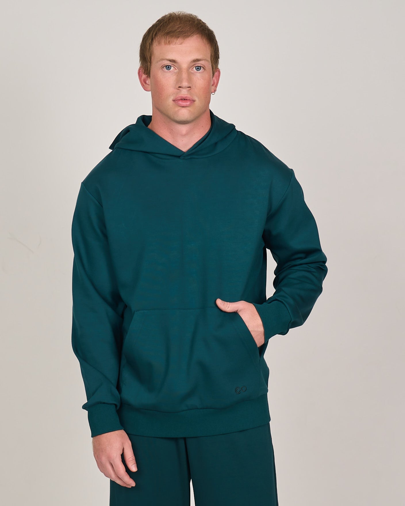 Comfiknit Sky Hoodie Men | Evergreen