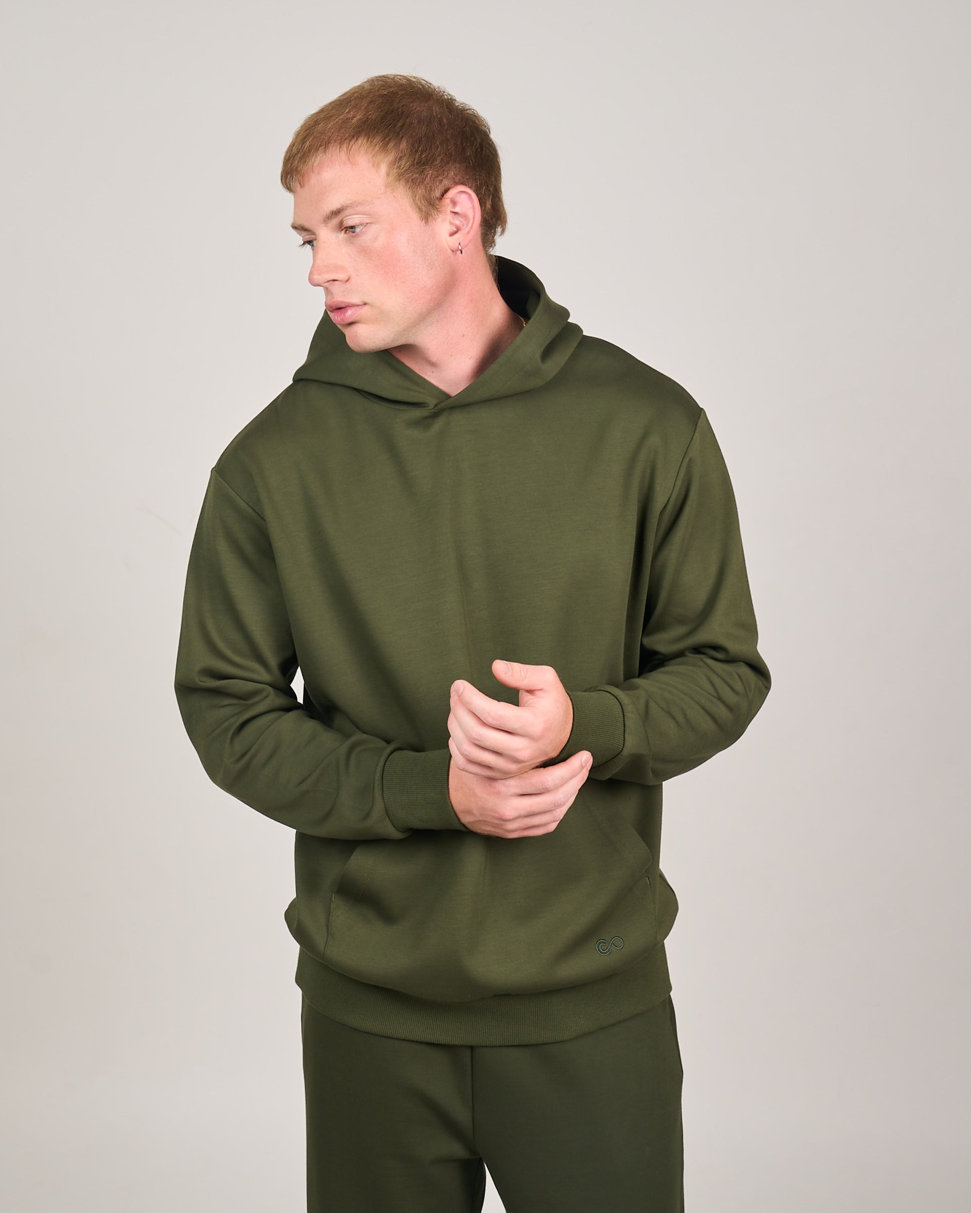 Comfiknit Sky Hoodie Men | Olive