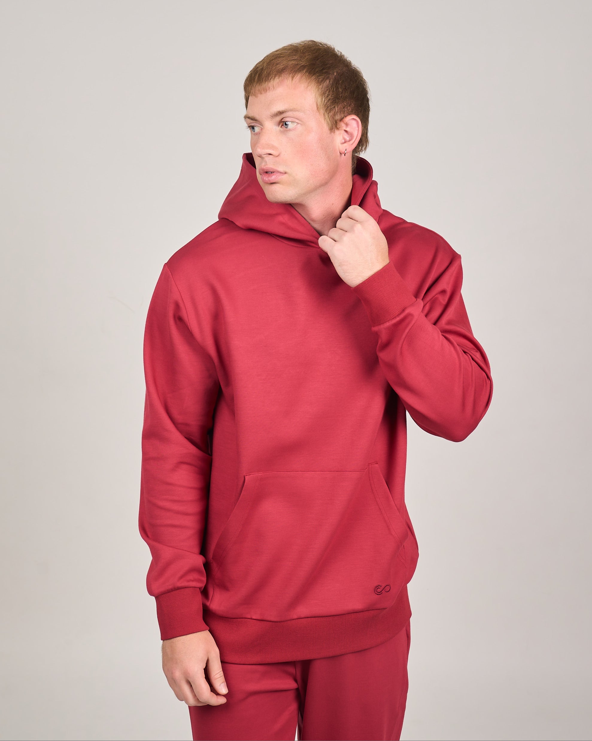 Comfiknit Sky Hoodie Men | Red