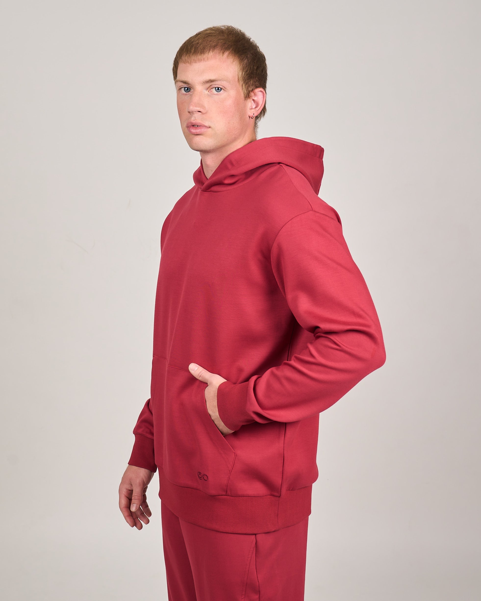 Comfiknit Sky Hoodie Men | Red