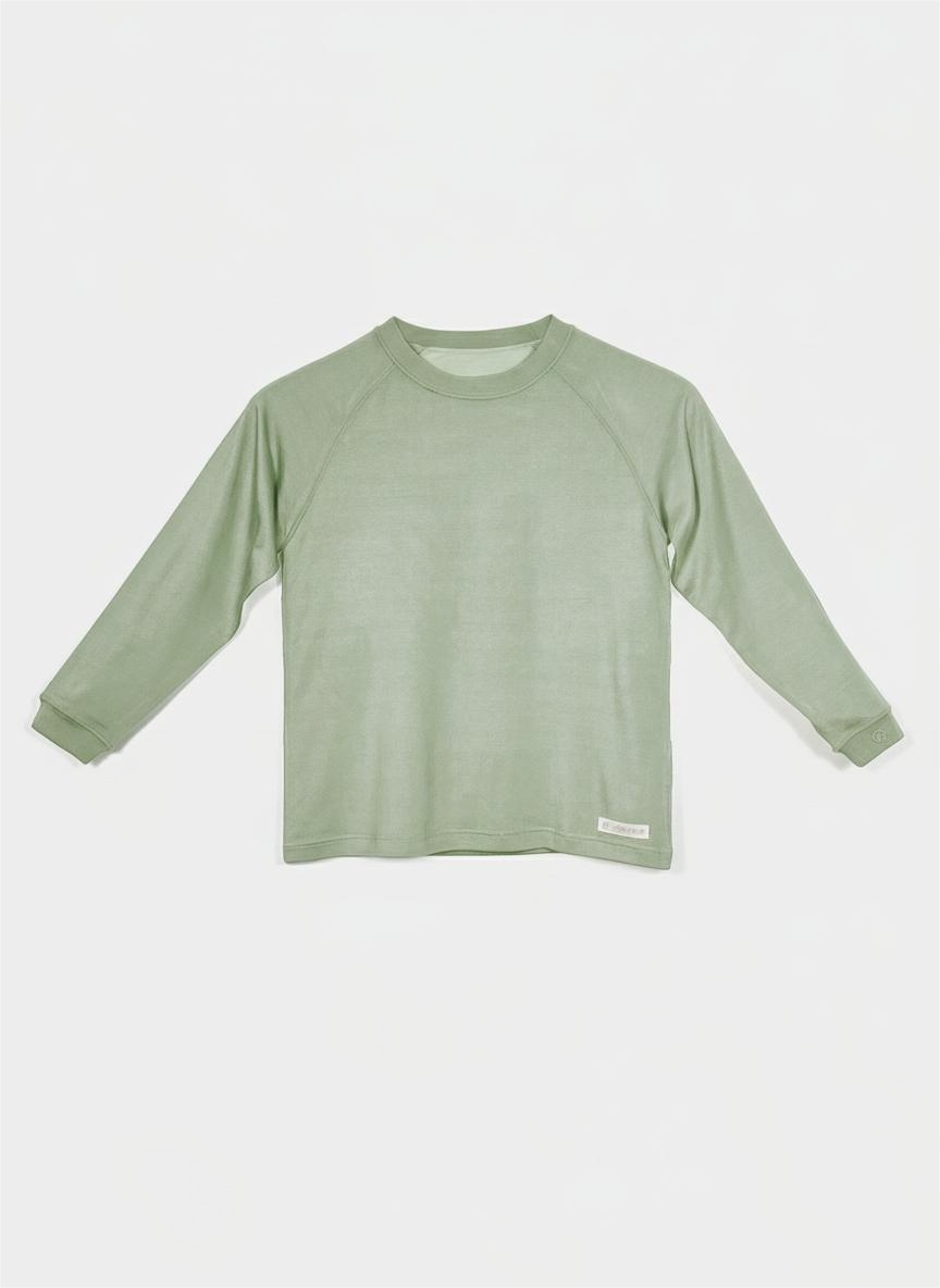 Kids Loungewear Long Sleeve Round Neck Eczema Relief Shirt (Unisex)