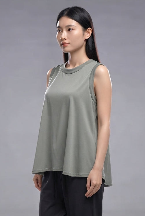 Women's Wavy Tank Top | Shadow Stone